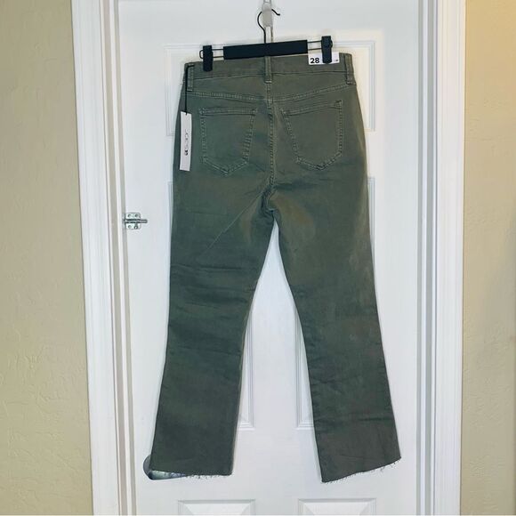Joes Jeans Green The Slim Kick Ankle Trousers Pants in Deep Celadon Size 28 - Picture 4 of 10